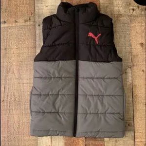 Puma Jackets & Coats | Puma Puffer Vest | Color: Black/Gray